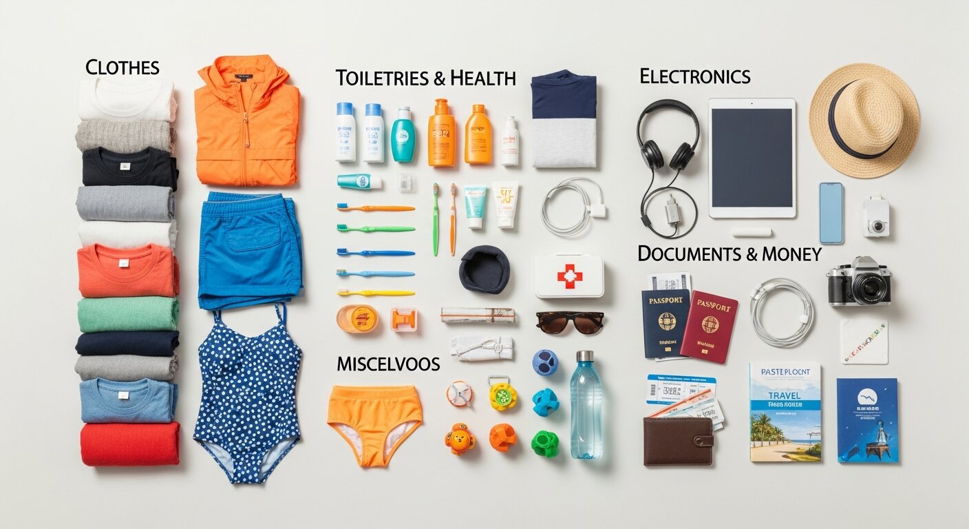 Family Travel Packing Checklist