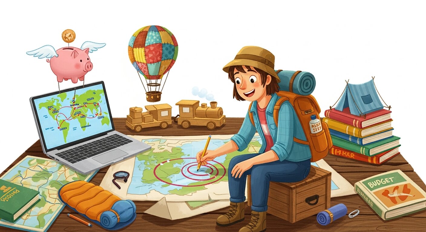 How to travel the world on a tight budget